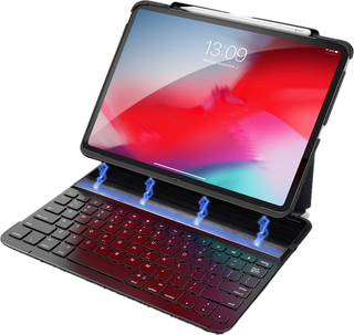 Husa cu tastatura magnetica iPad 9.7 2014 / Air 2 wireless Bluetooth DUX DUCIS Black