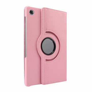 Husa rotativa 360 Sigloo, pentru Lenovo Tab P11 Pro( 2nd Gen),(TB-132FU/TB-138FU), 11.2", Smart Cover, Piele Ecologica, Roz