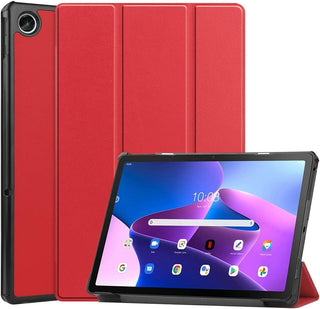 Husa Slim Sigloo, Smart Cover, Trifold, pentru  Lenovo Tab Plus 2024(TB-351, 352), 11.5", Red