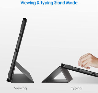 Husă Slim Sigloo Smart Cover Trifold pentru iPad 10, Gri
