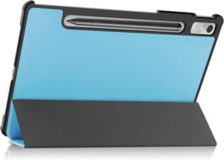 Husa Slim Sigloo, Smart Cover, Trifold, pentru Lenovo Tab P11 Pro( 2nd Gen),(TB-132FU/TB-138FU), 11.2", Blue Laguna