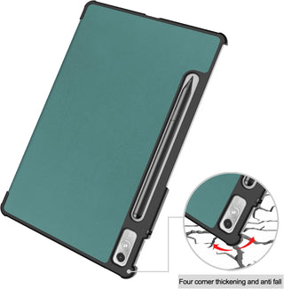Husa Slim Sigloo, Smart Cover, Trifold, pentru Lenovo Tab P11 Pro( 2nd Gen),(TB-132FU/TB-138FU), 11.2", Pine Green