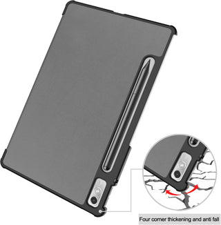 Husa Slim Sigloo, Smart Cover, Trifold, pentru Lenovo Tab P11 Pro( 2nd Gen),(TB-132FU/TB-138FU), 11.2", Grey