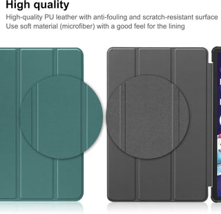 Husa Slim Sigloo, Smart Cover, Trifold, pentru Lenovo Tab P11 Pro( 2nd Gen),(TB-132FU/TB-138FU), 11.2", Pine Green