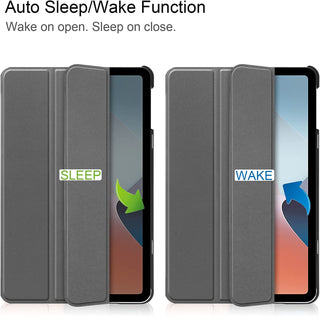 Husă Slim Sigloo Smart Cover Trifold pentru iPad 10, Gri