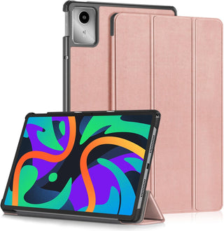 Husa Slim Sigloo, Smart Cover, Trifold, pentru Lenovo Tab M11 2024 (TB-330FU/TB-330XU/TB-331FC), 11", Golden
