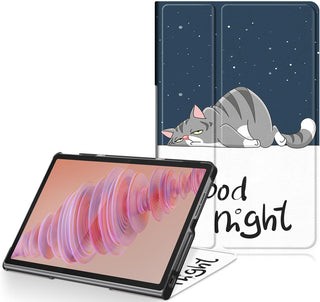 Husa Slim Sigloo, Smart Cover, Trifold, pentru  Lenovo Tab Plus 2024(TB-351, 352), 11.5", Good Night