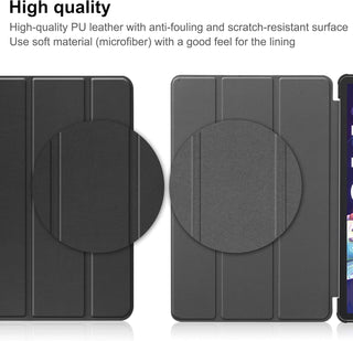 Husa Slim Sigloo, Smart Cover, Trifold, pentru Lenovo Tab P11 Pro( 2nd Gen),(TB-132FU/TB-138FU), 11.2", Black