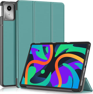 Husa Slim Sigloo, Smart Cover, Trifold, pentru Lenovo Tab M11 2024 (TB-330FU/TB-330XU/TB-331FC), 11", Blue Marin