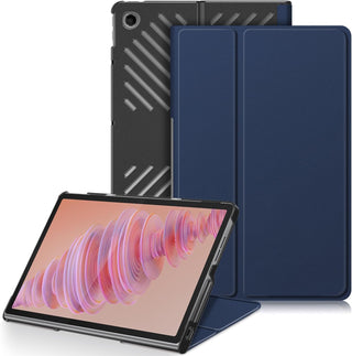 Husa Slim Sigloo, Smart Cover, Trifold, pentru  Lenovo Tab Plus 2024(TB-351/TB- 352), 11.5", Dark Blue