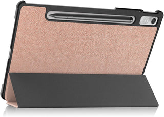 Husa Slim Sigloo, Smart Cover, Trifold, pentru Lenovo Tab P11 Pro( 2nd Gen),(TB-132FU/TB-138FU), 11.2", Golden