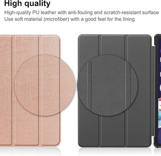 Husa Slim Sigloo, Smart Cover, Trifold, pentru Lenovo Tab P11 Pro( 2nd Gen),(TB-132FU/TB-138FU), 11.2", Golden
