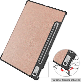 Husa Slim Sigloo, Smart Cover, Trifold, pentru Lenovo Tab P11 Pro( 2nd Gen),(TB-132FU/TB-138FU), 11.2", Golden