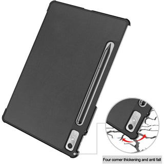 Husa Slim Sigloo, Smart Cover, Trifold, pentru Lenovo Tab P11 Pro( 2nd Gen), (TB-132FU/TB-138FU), 11.2", Green Grass