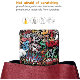 Husa Slim Sigloo, Smart Cover, Trifold, pentru Lenovo Tab P11 Pro( 2nd Gen), (TB-132FU/TB-138FU), 11.2", Graffity