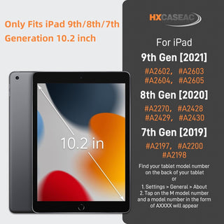 Husa Sigloo, pentru tableta Apple Ipad gen 9/8/7, 10.2 inch, Hybrid 3in1, 360 °protectie, suport kickstand, Stand, Corner Shockproof, Negru
