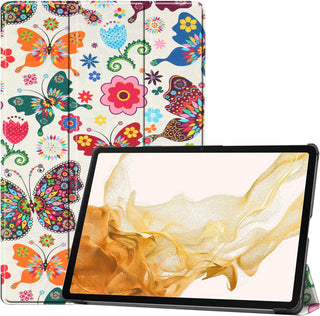 Husă Sigloo Smart Cover pentru Samsung Galaxy Tab S9 Plus, Butterfly