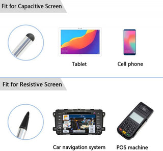 Stylus Pen universal 2 in 1 pentru tablete, telefoane si Pda, Gps, negru