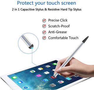 Stylus Pen universal 2 in 1 pentru tablete, telefoane si Pda, Gps, negru