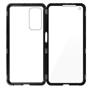 Husa 360 Magnetic Glass pentru Xiaomi Mi 10T Lite sticla fata si spate, neagra