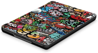 Husă Sigloo pentru Kindle 2019, 10th Gen, Graffity, Multicolor