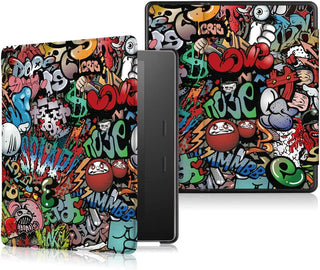 Husă Sigloo pentru Kindle Oasis 3/2, model Graffity, colorată