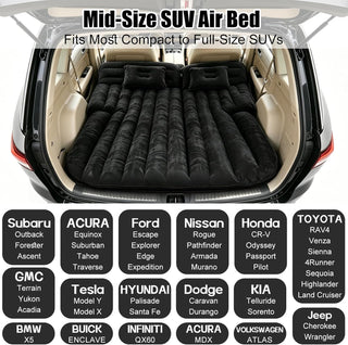 SIGLOO Saltea Gonflabila Auto SUV – Quick Inflate, pentru Camping & Calatorii