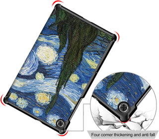 Husă Sigloo Smart Cover Trifold pentru Lenovo Tab M10, Abstract