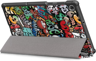 Husă Slim Sigloo Smart Cover pentru Lenovo Tab M10 3rd Gen, Graffity