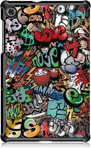 Husă Slim Sigloo Smart Cover pentru Lenovo Tab M10 3rd Gen, Graffity