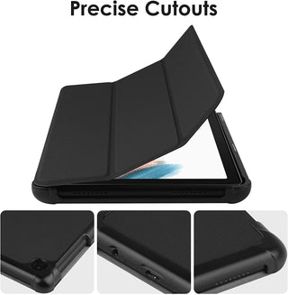 Husă Slim Sigloo Smart Cover Trifold pentru Lenovo Tab M10, Negru