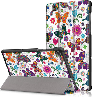 Husă Slim Sigloo Smart Cover Trifold pentru Huawei MediaPad T3 10, Butterfly