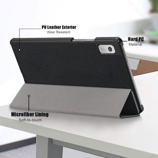 Husă Slim Sigloo Smart Cover pentru Lenovo Tab M8 HD, Negru