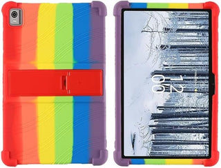 Husă stand Sigloo pentru tabletă Nokia T21, Rainbow, Shockproof