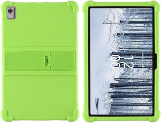 Husă stand Sigloo pentru tabletă Nokia T21, silicon, verde