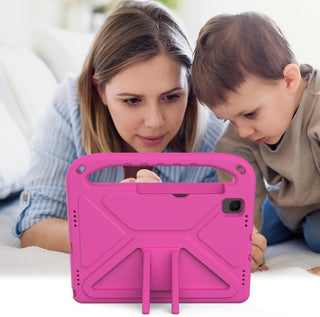 Hus? copii pentru Samsung Galaxy Tab S10/S10Fe/S9/S9Fe, 11", Sigloo, stand Built-in, Protectie 360, Roz