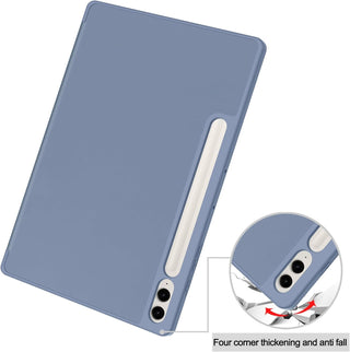 Husa Sigloo pentru Samsung Galaxy Tab S10/S9 Ultra 14.6", suport S Pen, stand tri-fold, auto wake/sleep, Purple