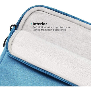 Husă universală pentru tabletă sau laptop 9-13 inch, Sigloo, albastră, 36x26x2.5cm