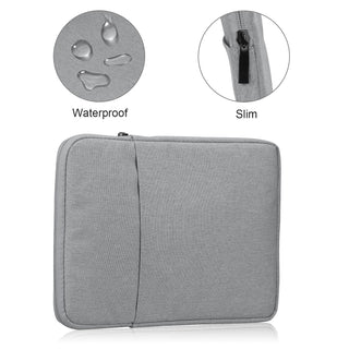Husa universala tableta 7.5-10inch tip mapa, Impermeabila cu interior din microfibra, Sigloo, Grey