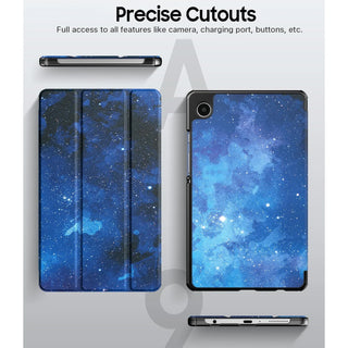Husa premium pentru Amazon Fire Max 11 2023, Trifold, SmartCase, Sigloo, StarLight