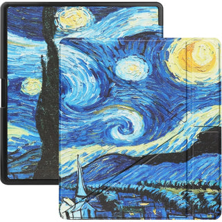 Husa pentru Kindle Scribe 10.2", Sigloo, Abstract, tip origami, Piele PU, Functie Auto Sleep/Wake