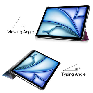 Husa pentru tableta Apple iPad Air 13 (2025/2024 -M3/M2), 13", Sigloo, interior de piele sintetica, Abstract