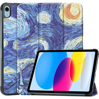 Husa Sigloo, pentru tableta iPAD Pro 11 (2025/2024, M5/M4), 11", interior de piele sintetica, Abstract