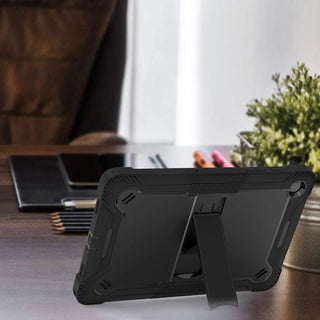 Husa Sigloo pentru iPad Air13 (2025/2024), 13", Folie de sticla 9H, Suport Pliabil, Design Robust, Negru