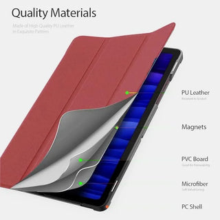 Husa Slim Sigloo, Smart Cover, Trifold, pentru Lenovo K11 Gen2/ Idea Tab 11(2025), 11", Burgundy