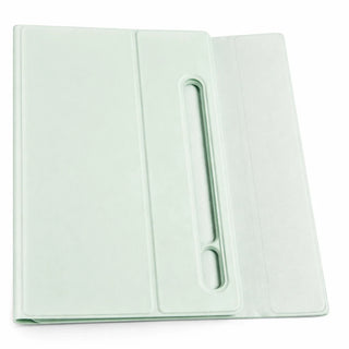 Husa office pentru tableta SAMSUNG GALAXY TAB S8 Model X700/X706 si S7 Model T870/T875/T876B, Sigloo, cu suport Smart Pen, Verde Azur