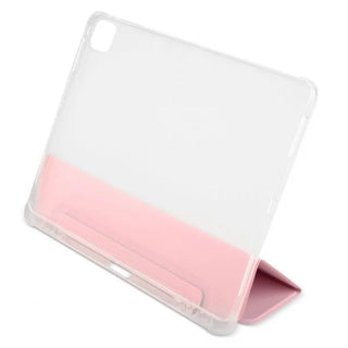 Husa Smart Case Sigloo, Compatibila cu Huawei MatePad T10 9.7” / T10s 10.1” (2021), TPU, spate translucid, roz