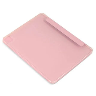 Husa Smart Case Sigloo, Compatibila cu Huawei MatePad T10 9.7” / T10s 10.1” (2021), TPU, spate translucid, roz
