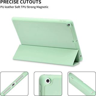Husa Slim Sigloo, Smart Cover, Trifold, pentru tableta Huawei Matepad T10 / T10s (9.7 inch / 10.1 inch), Verde
