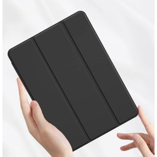 Husa pentru tableta Huawei Matepad T10 / T10s (9.7" / 10.1"), Sigloo, interior de piele sintetica, spatele din silicon, rezistent la socuri, Black